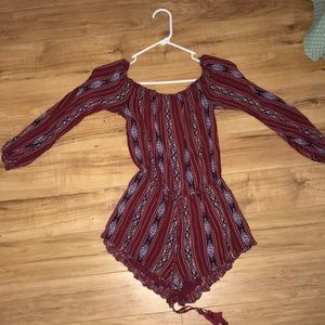 Tribal Print Romper